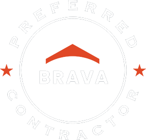 Brava Roofing Contractor Logo