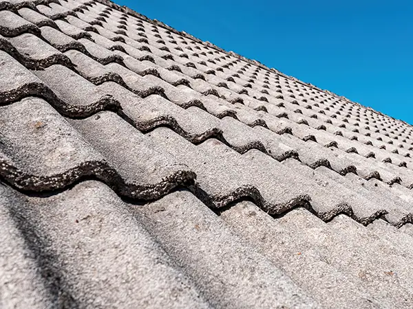 Concrete tile roof